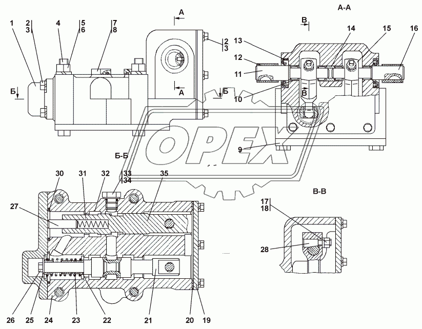 312001-91-1СП Распределитель лебедки