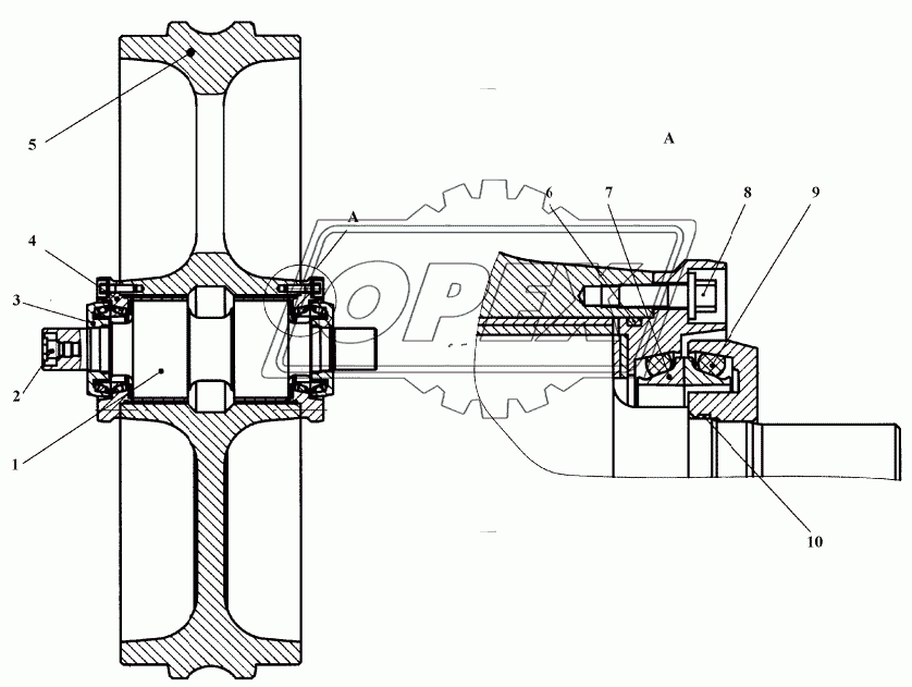 312002-21-41СП Колесо натяжное