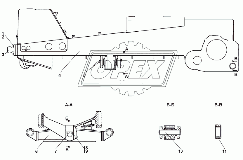 4001-11-2СП Рама