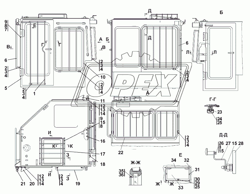 ТТ2501-59-1СП Кабина 1