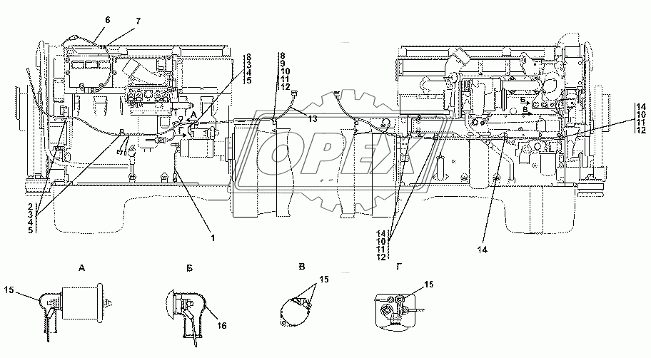 313516-10-22СП Электрооборудование двигателя