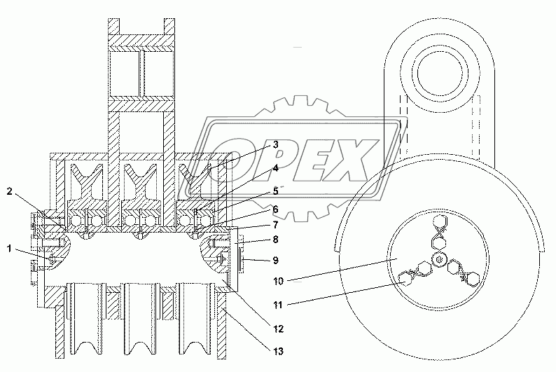 313502-92-580СП Обойма стреловая