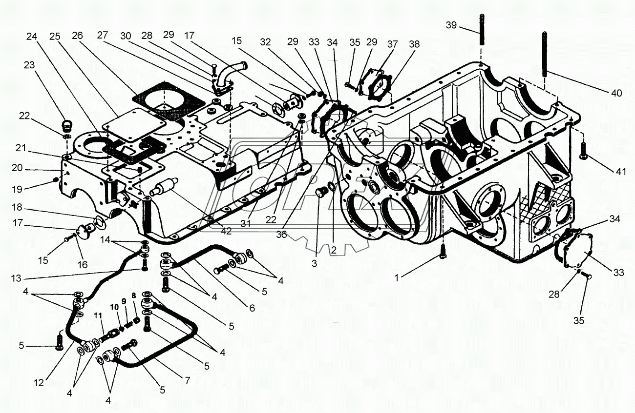 Картер коробки передач