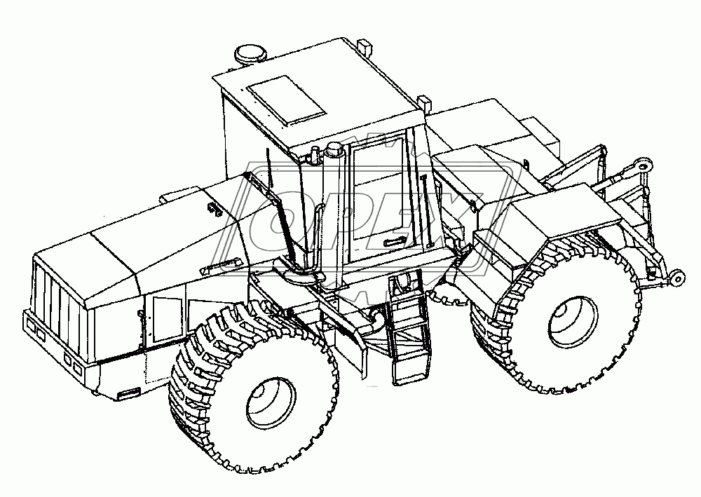 Общий вид трактора