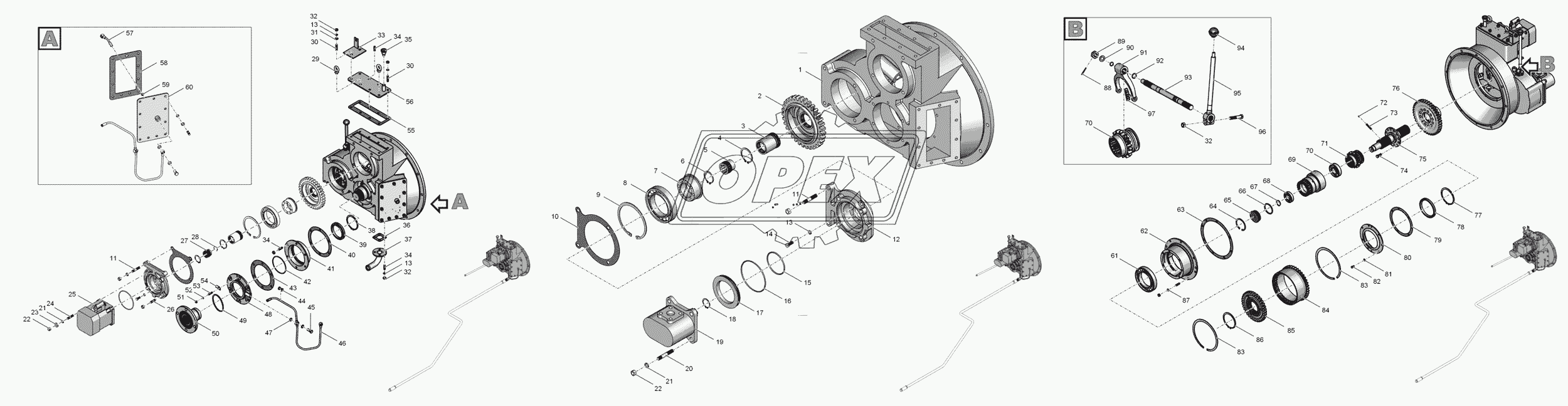 744Р3-1602000 Редуктор привода насосов