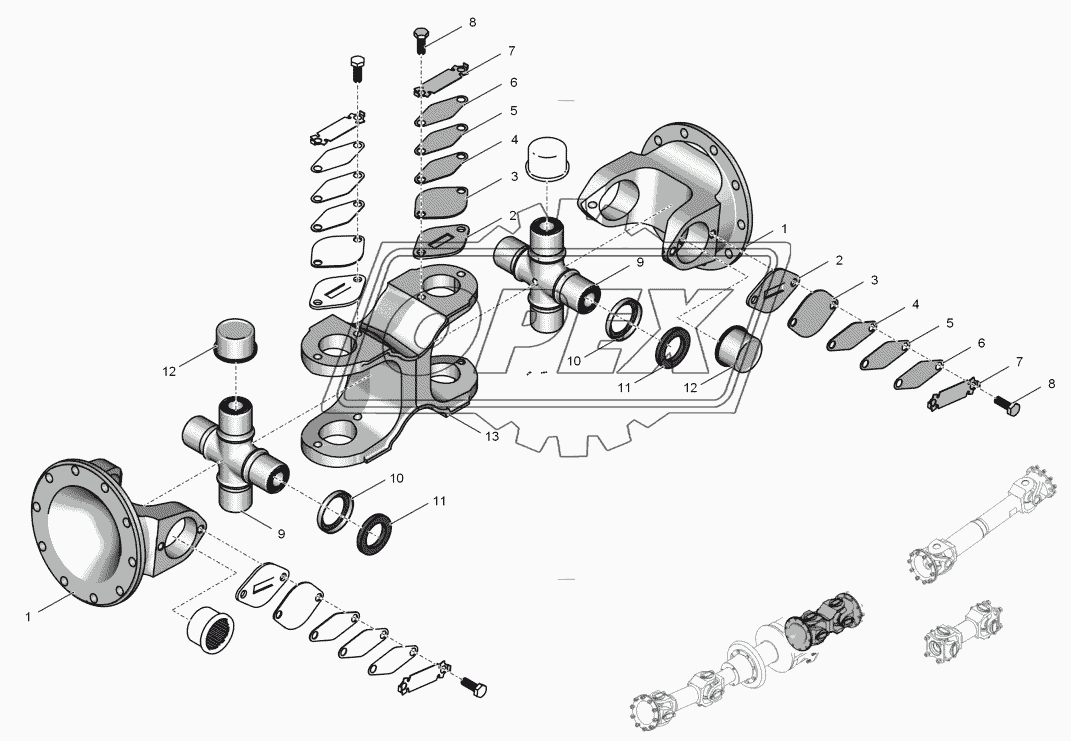 2256010-2204000 Вал карданный