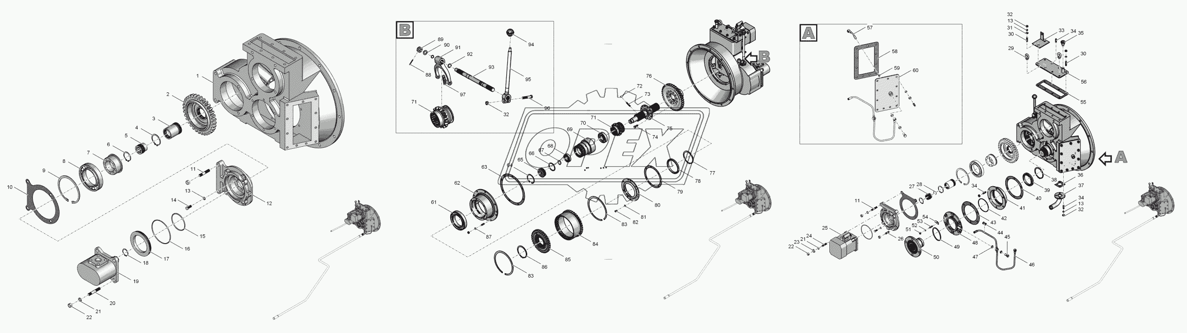 744Р3-162000-01 Редуктор привода насосoв