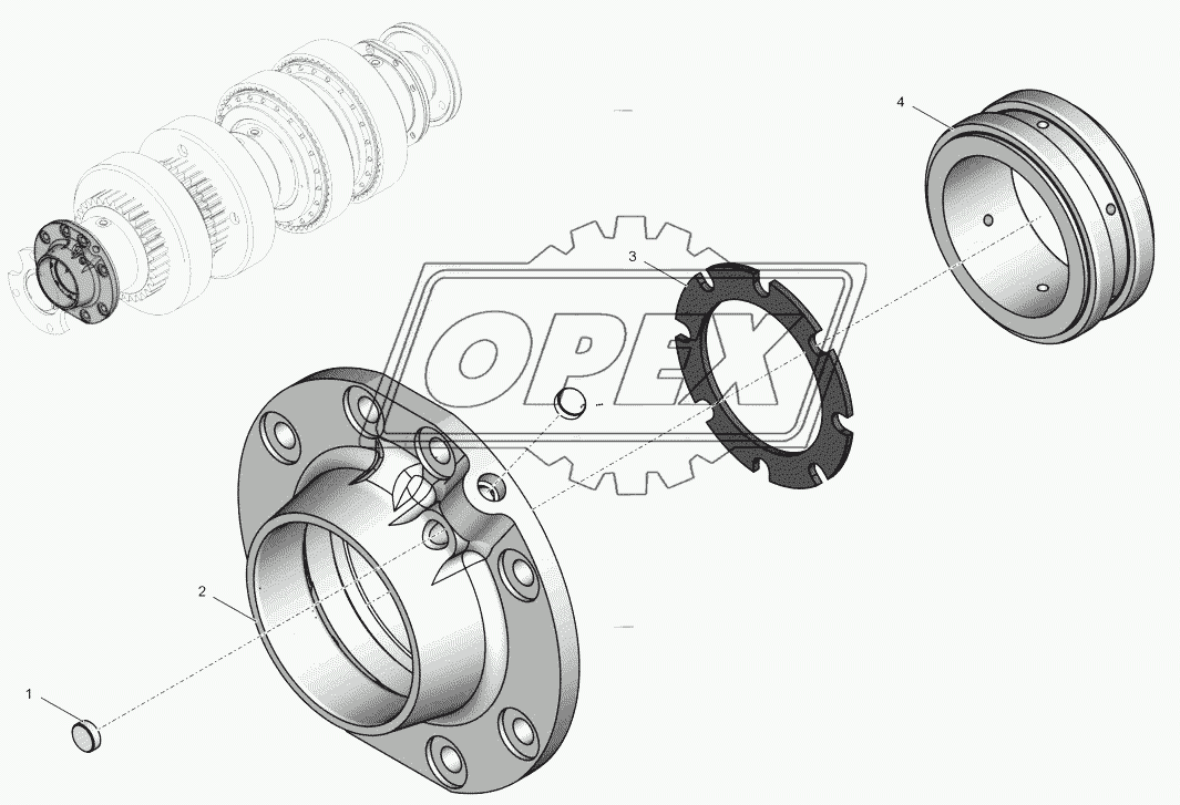 744P-17.01.030 Обойма левая