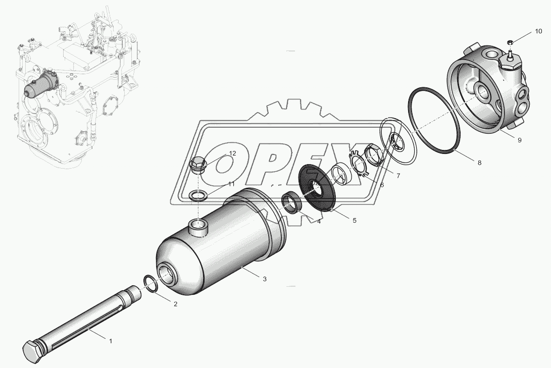 2256010-1716000 Фильтр коробки передач