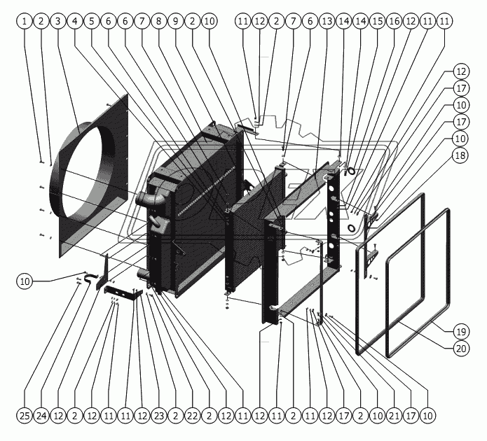 Блок радиаторов 1