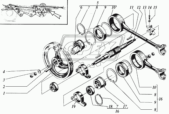 Привод очистки (1500А)