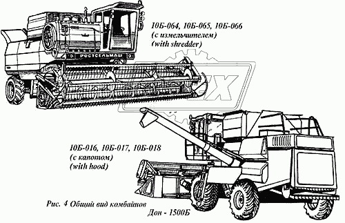 Общий вид комбайна 2