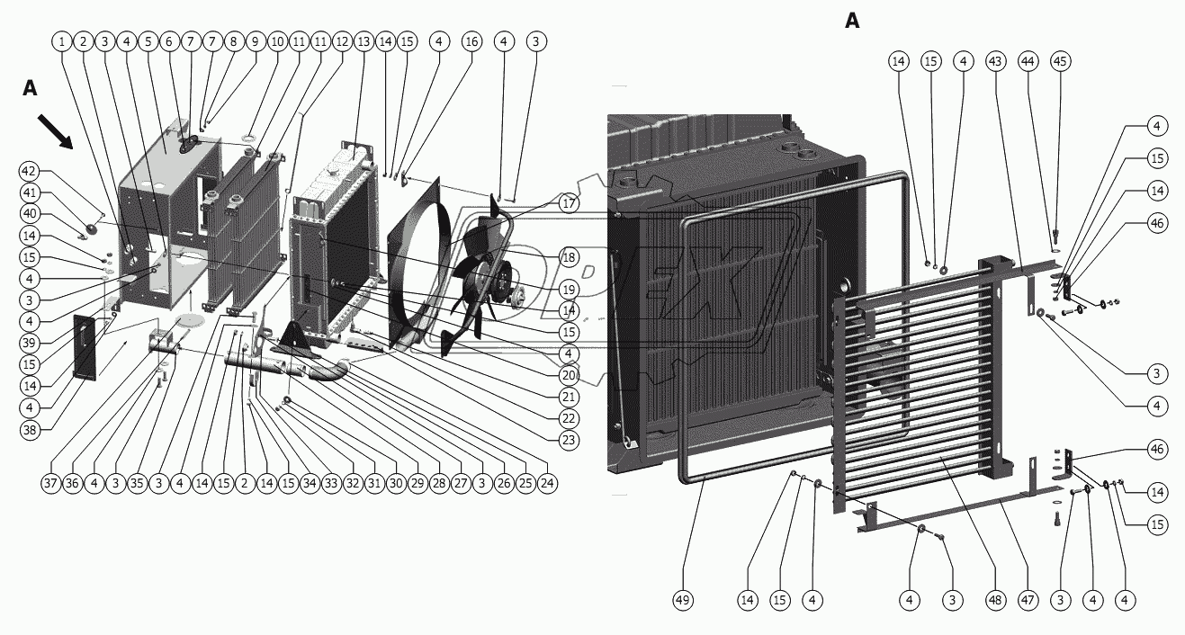 Блок радиаторов 1