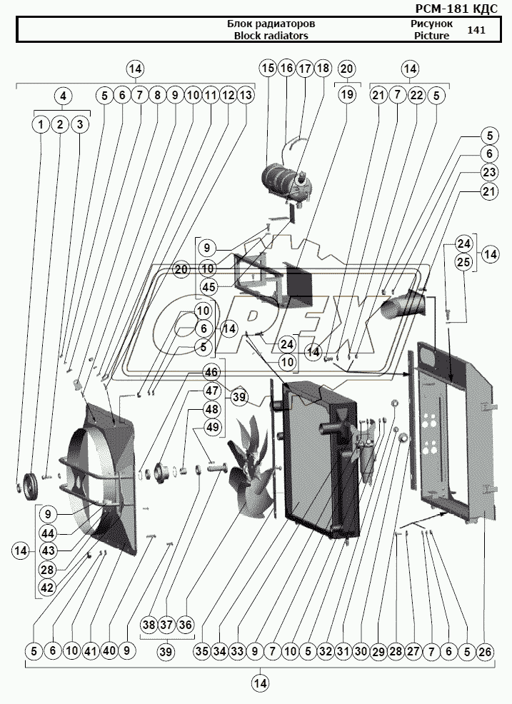 Блок радиаторов 1