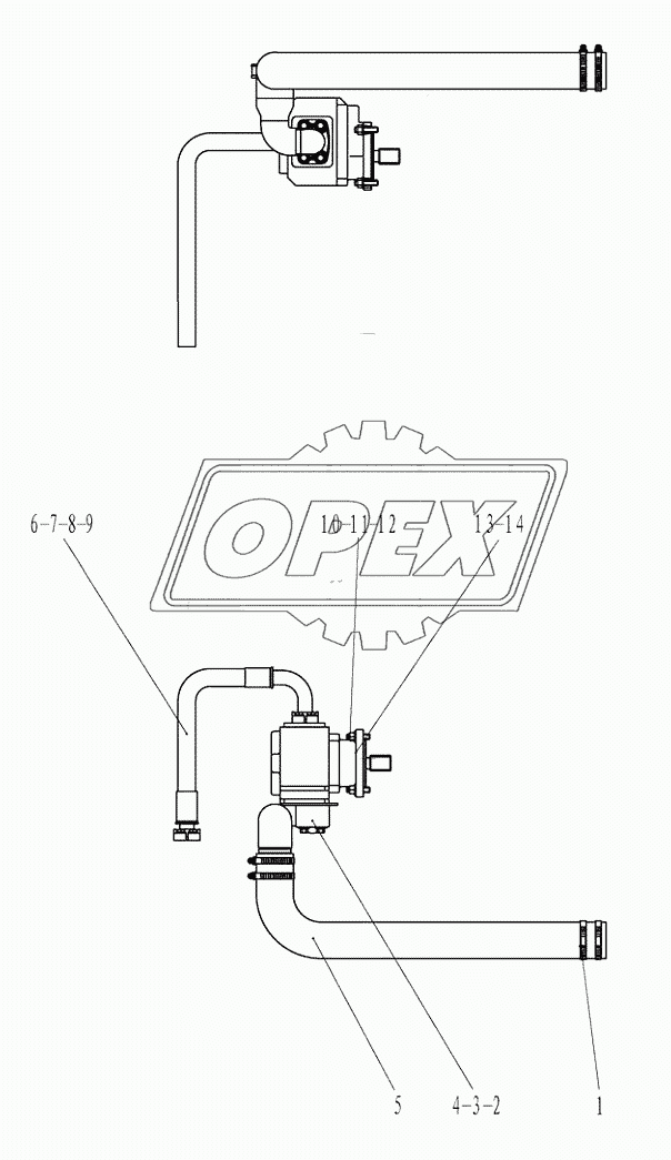 WORKING GEAR PUMP ASSEMBLY