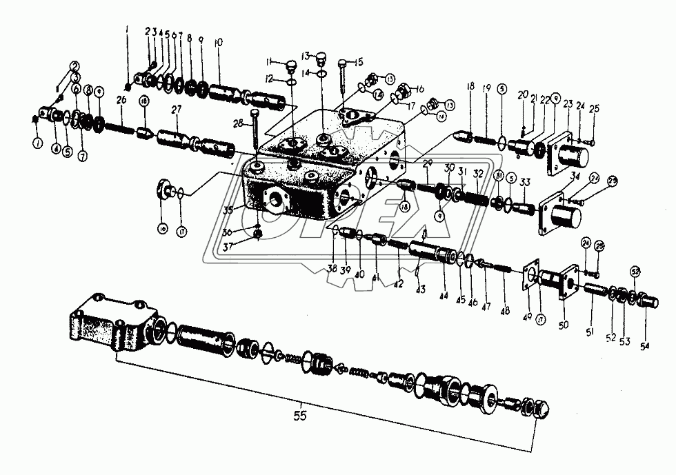 MULTIPLE DIRECTIONAL CONTROL VALVE