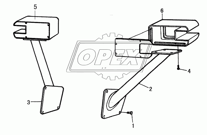 LEFT RIGHT LAMP FRAME