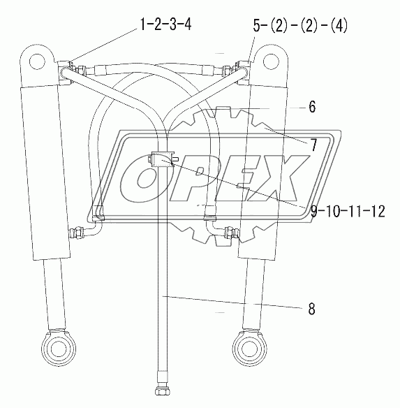 STEERING CYLINDER ASSEMBLY