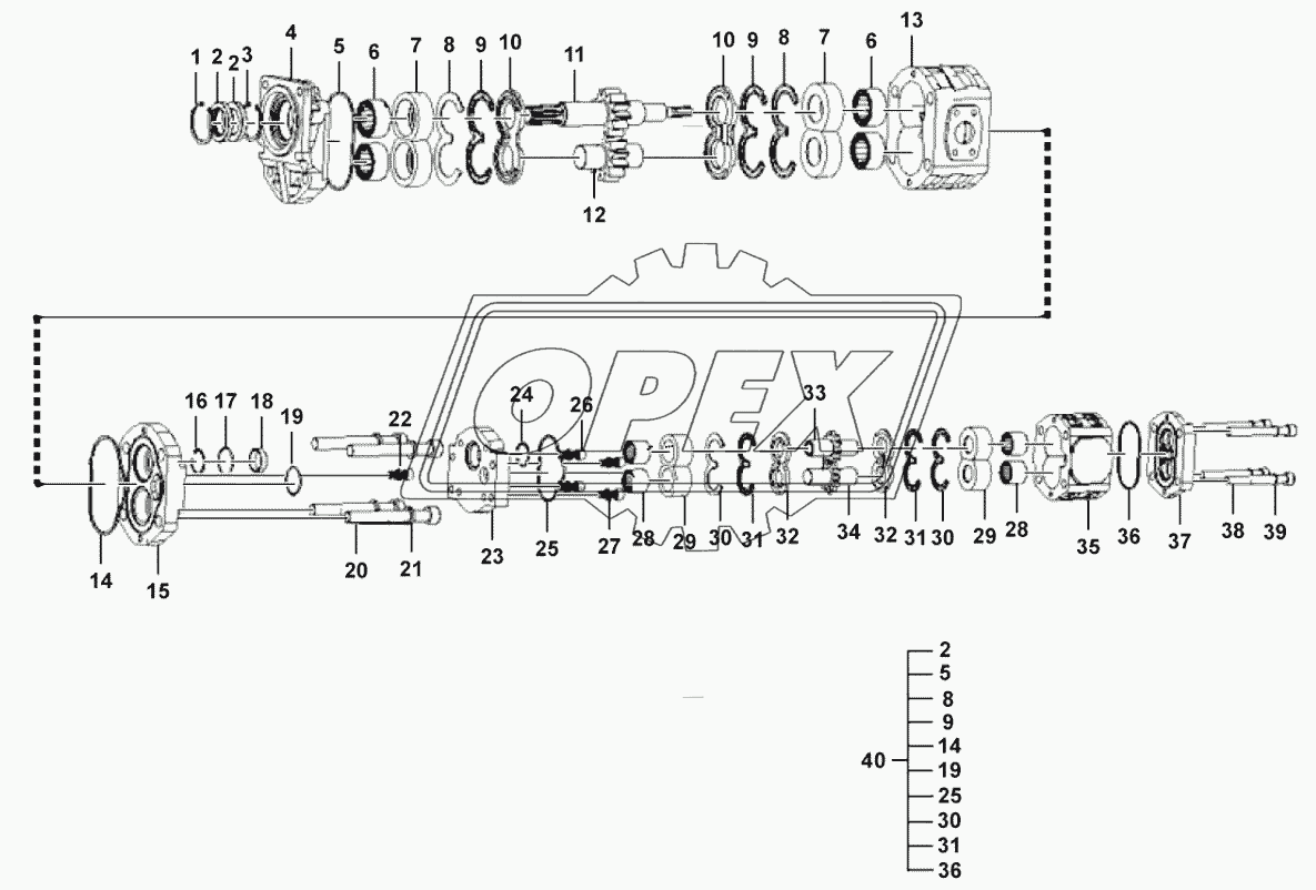 Steering pump assembly (370142)