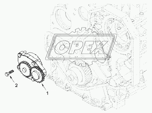 PUMP,LUBRICATING OIL LP 9064ZZ