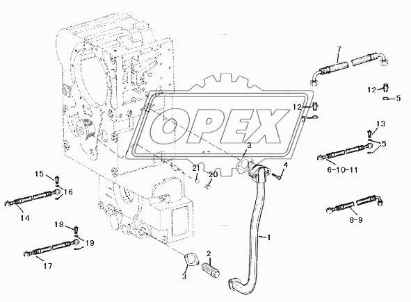 ОIL SUCTION TUBE PARTS