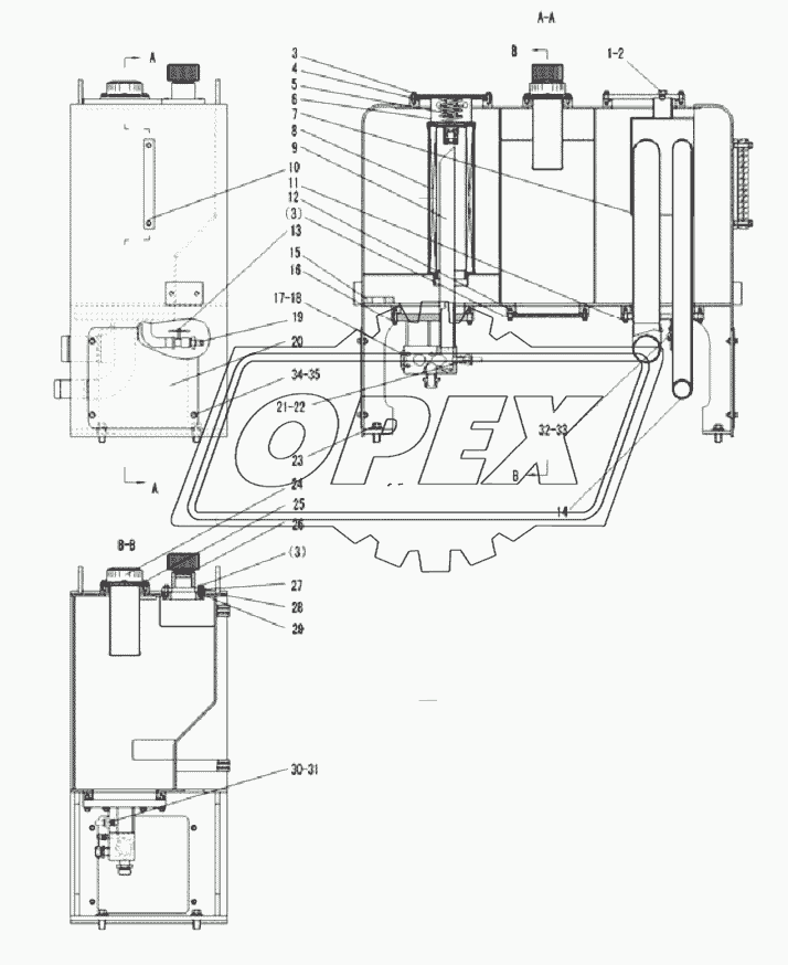 HYDRAULIC TANK ASSEMBLY