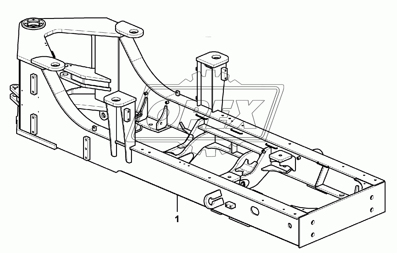 Undercarriage frame