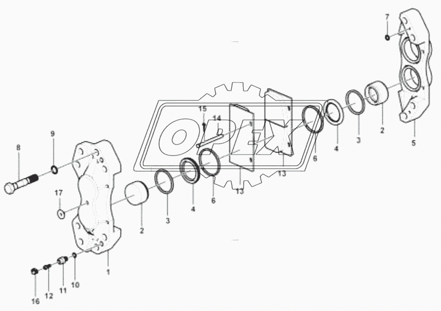 Brake caliper assembly (371104)