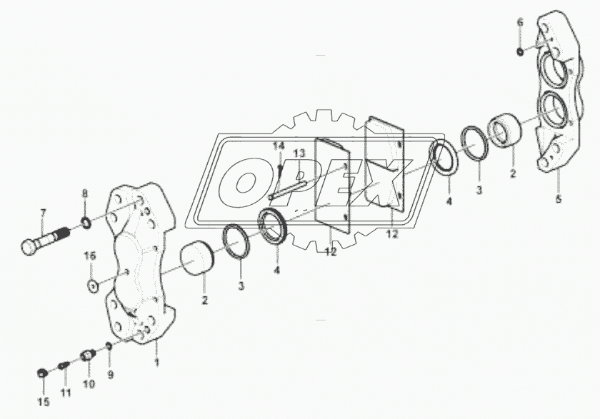 Brake caliper assembly (360301)