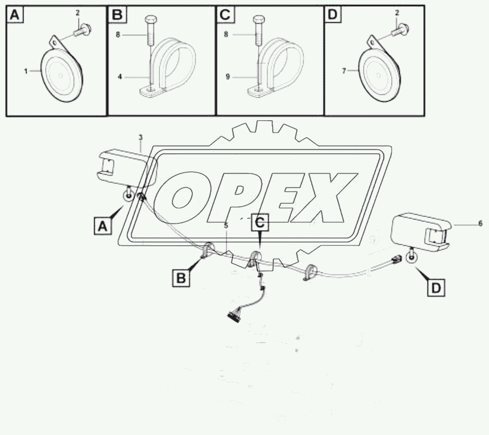 Electrical assembly-front frame