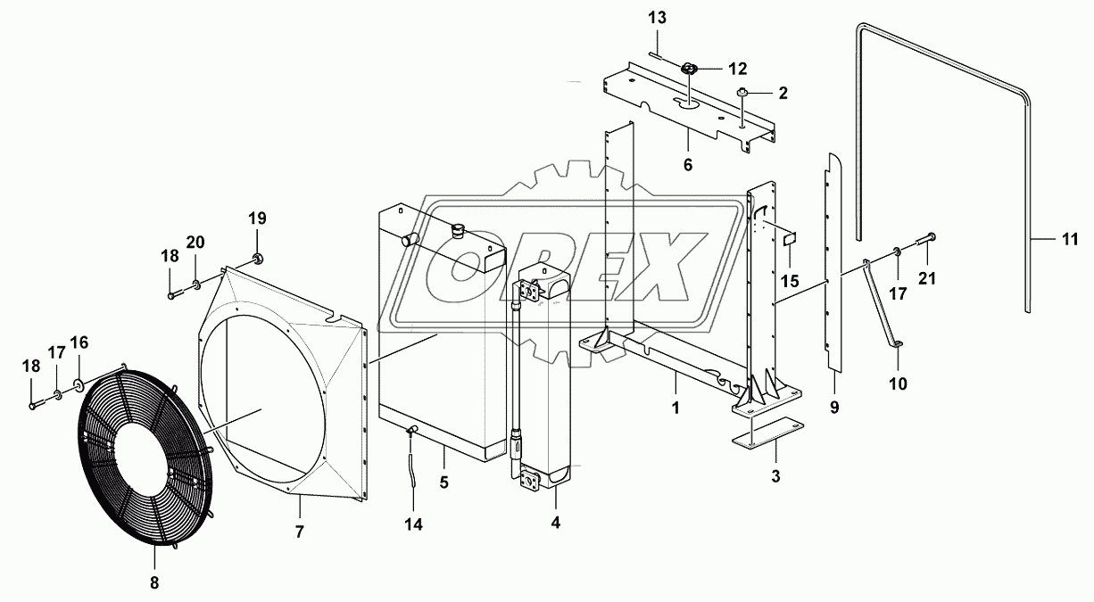 Radiator assembly (370725)