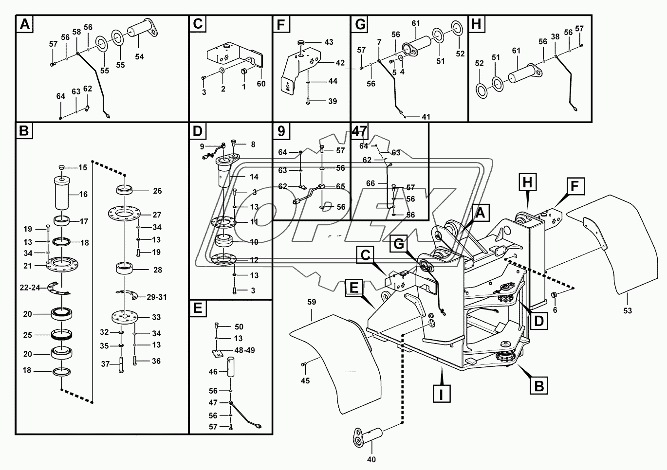 Front frame accessory