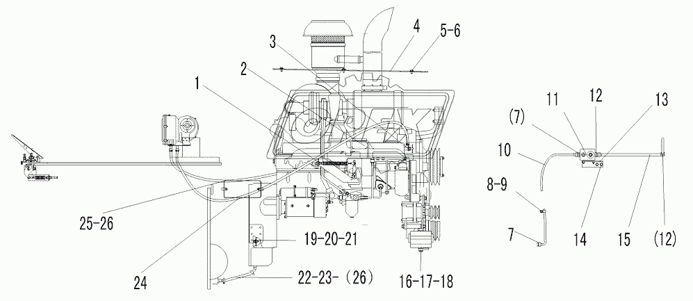 DIESEL ENGINE ASSEMBLY