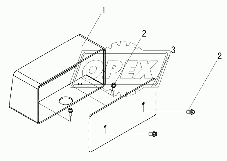 REAR STEERING LAMP HOOD