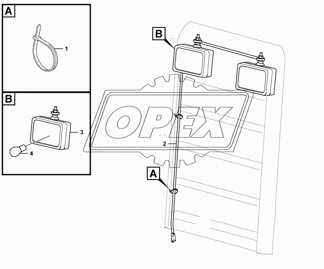 Electric assembly-hood