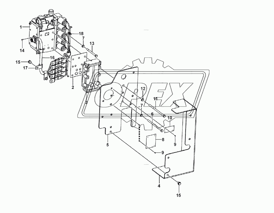 Trasmission control valve assemble