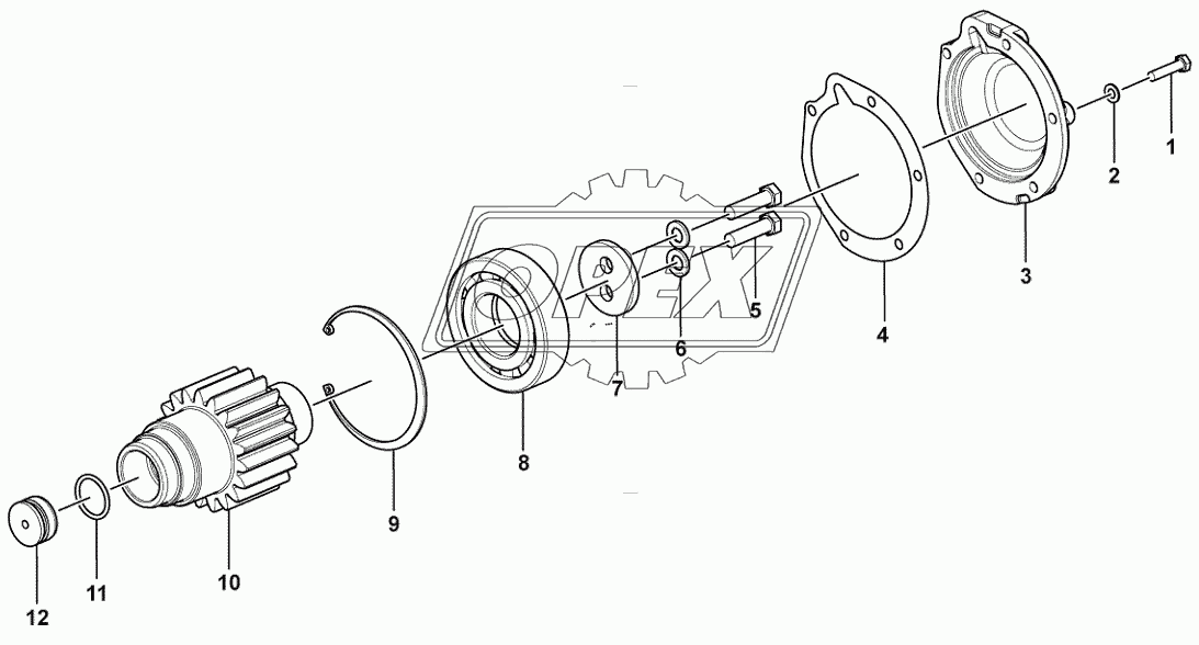 1/2 shaft assy