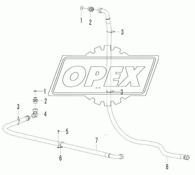 Oil hose A3-2903002259