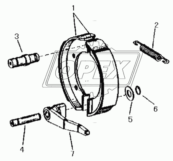 PARKING BRAKE 0501 003