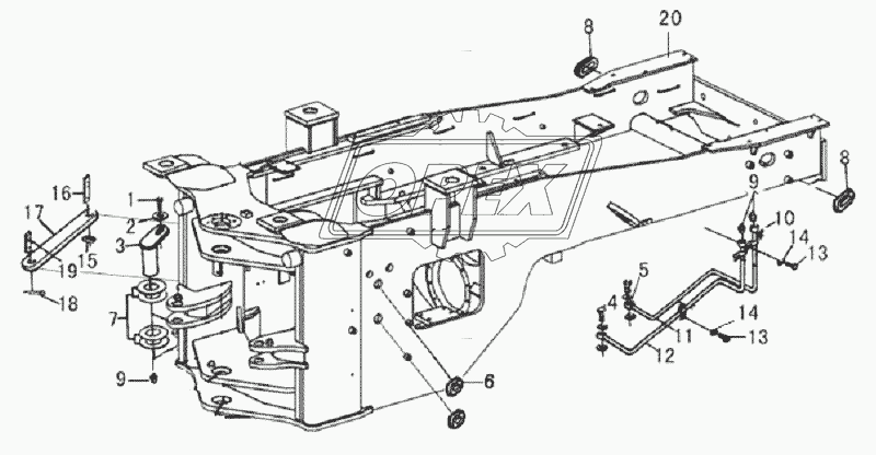 REAR FRAME AND ACCESSORIES