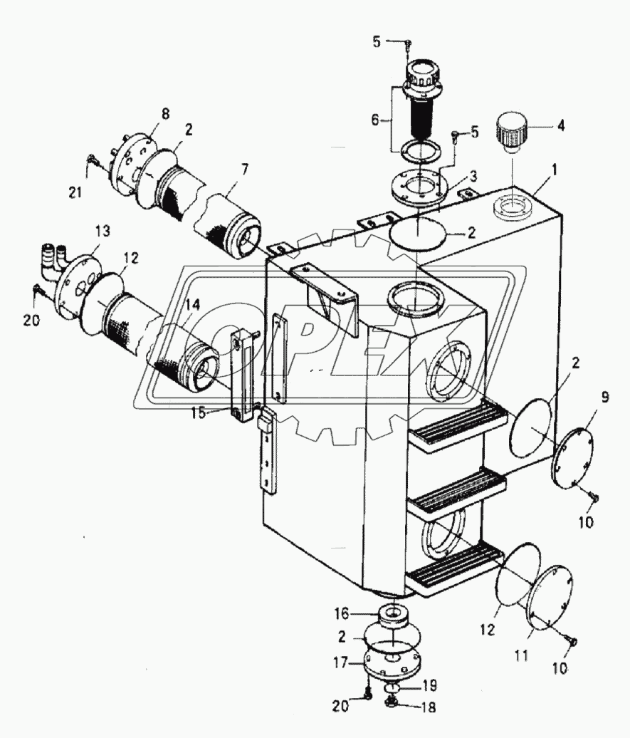 HYDRAULIC TANK ASSEMBLY