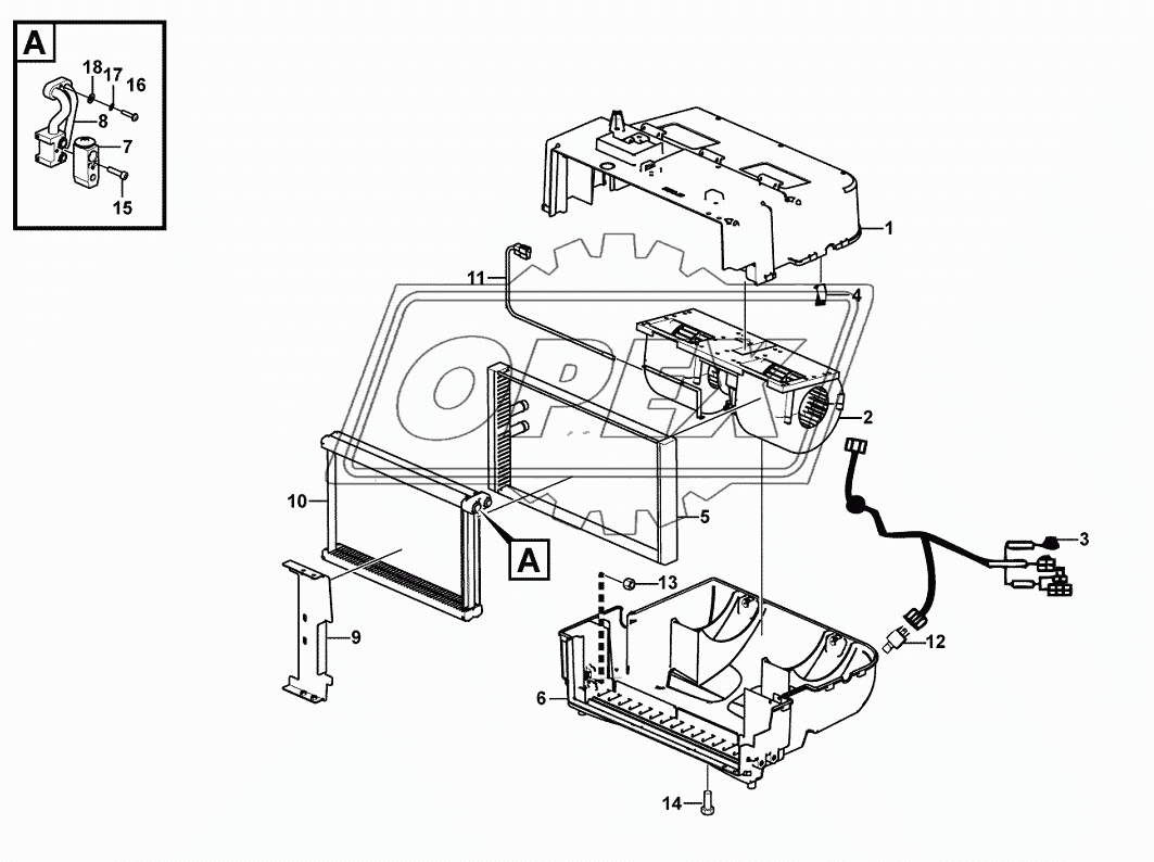 Evaporator assembly 2