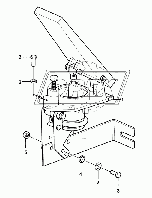 Accelerator pedal assembly