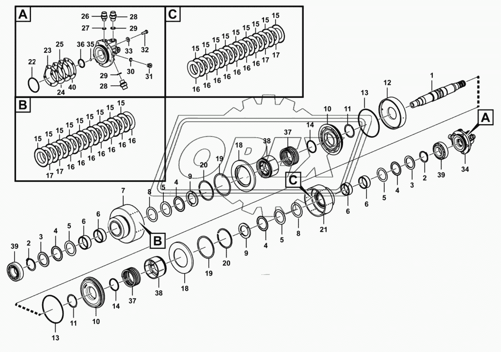 KFR Hydraulic clutch fr