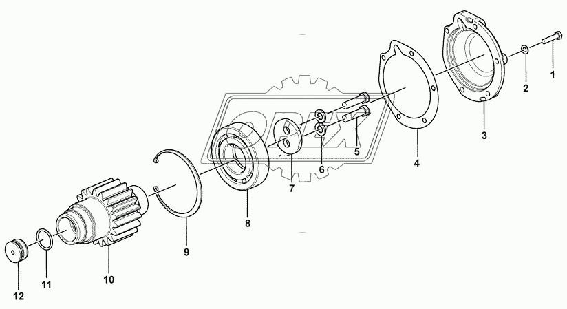 1/2 shaft assy