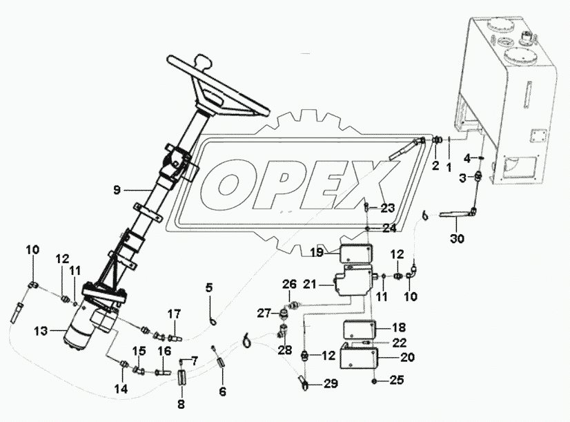 Steering gear assembly