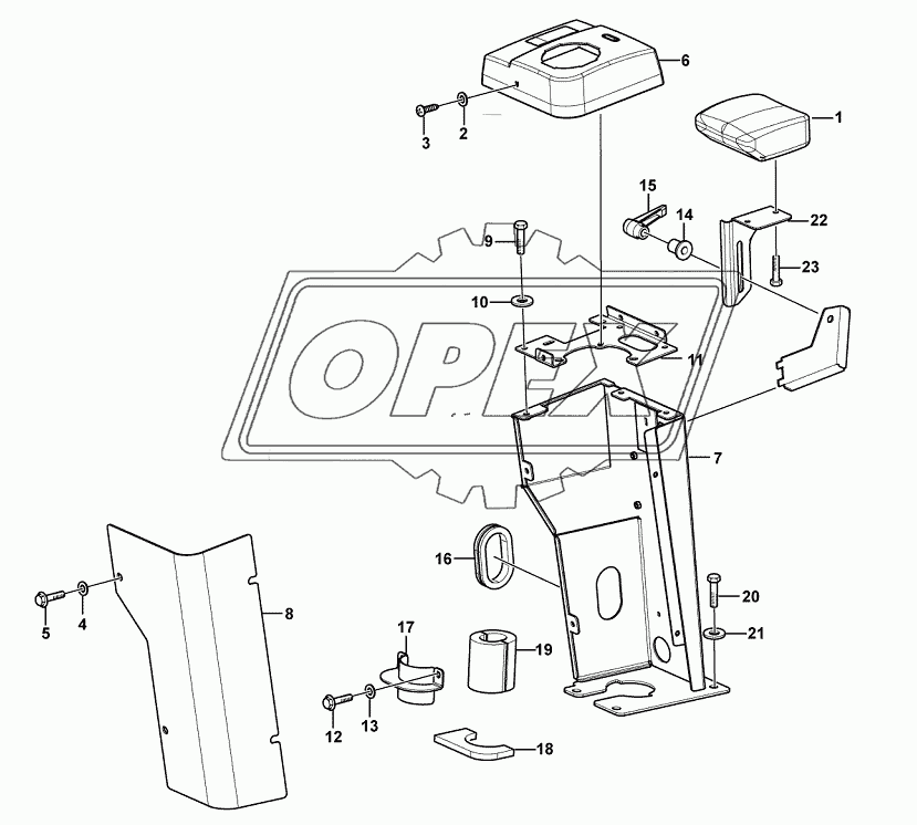 Operator box assembly