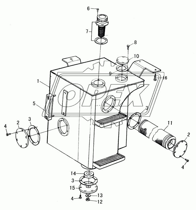 HYDRAULIC TANK ASSEMBLY