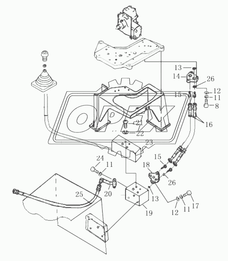 RIPPER CONTROL LEVER