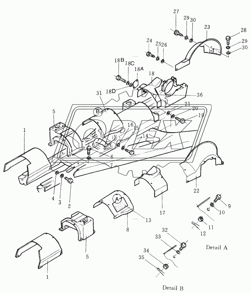 TRACK FRAME COVER